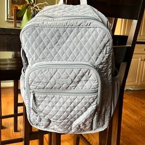 Vera Bradley gray book bag